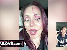Babe goes to 1st Halloween Horror Nights at Universal Studios with full makeup - Lelu Love