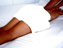 Step Mommy Fully Serviced by Stepson / Oil Massage Leads to Unprotected Creampie