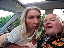 I Went For A Walk And I Fucked A Random Milf With A Big Ass In The Car.  Dessertlady