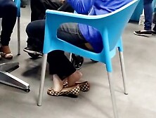 Candid white feet - Another of her