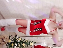 Sexy Milf Santa Slut Dancing...  ))