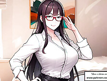 Spanish Anal Hentai JOI - Your private teacher punishes you for failing.  Spanish voice.