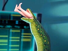 blonde girl snake vore