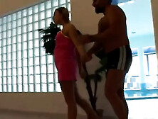 Anal fingered by the dissolute swimming instructor