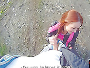 Euro Redhead Cocksucking On Her Knees Pov