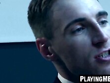 PlayingMen. com - Sexy Klein Kerr gets ass fucked while sucking Dani Robles's cock