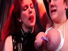 Clothespins On Boobs