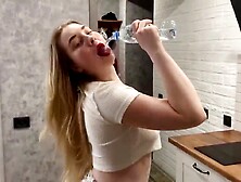 I Pour Water on Myself and Dance a Hawt Striptease!