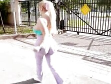 Angelic Blonde Babe Gets Her Wish Fulfilled - Old Video Revamp