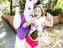 Dolly Leigh In Stealing From The Easter Bunny's Basket - Strandedteens