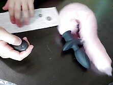 Wireless Tail Rear-End Plug Sohimi Anal Vibrator Foxtail Plug Diameter 35 MM Wagging Automatically