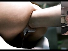 Anal Fisting with Long Dildo Lost Inside my Rear-end - Deep Anal Extreme