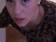 Hot stepmother Teases And Masturbates In Kitchen