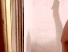 Tyler Nixon spies on his stepsister Marley Brinx as she's on the WC, and she