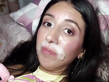 Stepsister Took off His Condom to Feel the Hot Sperm!