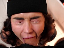 Nasty Cutie Desires Candy, Gets Jock Instead – Xmas Oral & Squirt