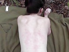 Drilled And Cum Discharged His Girlfriend In The Forest