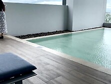 Public dildo remote and squirt