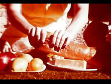 Vintage porn retro erotic theatre - dessert fruit