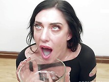 Sabrina Ice swallows 50 huge cumshots