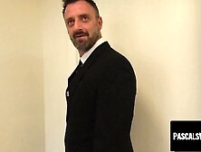 British babe toyed with and fucked from behind repeatedly