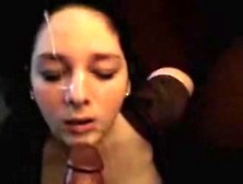 blow job from his chunky white neighbour