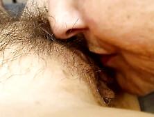 Extreme Closeup Big Pussy Lips Licking Orgasm Lesbian