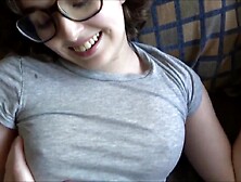 Staying Home With Consummate Brunette hair Girlfriend- Leana Lovings