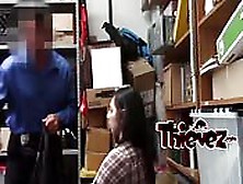 Sexy Girl Drilled By Security Guard