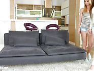 Welcum home by Sapphic Erotica sensual erotic lesbian porn with Angelina Brill and Lilly Vanilie