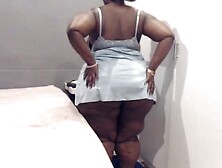 Black Big Beautiful Woman Undress Teasing