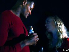 Ravshing golden-haired shlong teaser,  Bailey Brooke got down and messy with a impressive ebony chap