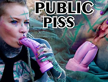 Tattoo-Teen,  Public Anal,  Masturbation Und Piss – Alternative Zum Pinkeln Mit Spielzeug,  Atm-Gape,  Gothic-Punk,  Alternativer Por