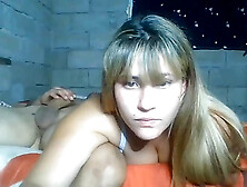 We Have Fun On Web Cam With My Wife - I Fill Her Mouth With Milk Live