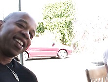 Young asian gets Blackzilla cock injection