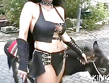 Mistress T Shoulder Riding,  Femdom Sadistic Mistress Punishment