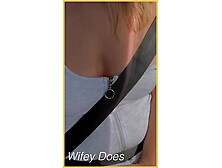 Wifey loves to flash in the car