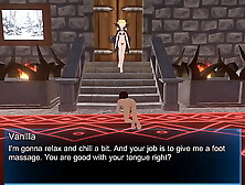 Vampire FEMDOM enslavement feet and snatch licking