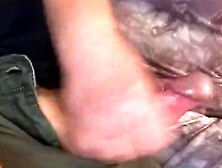 my son-in-law didn't expect me to jerk off his rod in a public place and stain his T-shirt with his