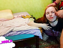 The boss rides in anal a fresh busty secretary in stockings