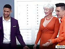 Slutty college girl NANA S Swallows Multiple Loads in Classroom Orgy