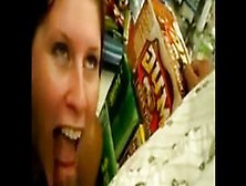 Girl Gives Bj In Store