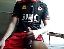 Cumming On My New Soccer Kit