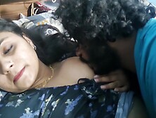 Vaishnavys Boobs Suck In Night By Sharun Raj,  Bedroom Romance,  Mallu Couple Hot Boobs Suck,  Hot Wife Boobs Suck In Night