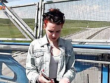 Public Roadside Romp: Risky Public Sex on Pedestrian Bridge