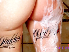 Wonderful Brunette With Sexy Body Takes Shower