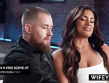 WIFEY Beautiful Hotwife Karina Valentina Gets Drilled Hard Whilst Hubby Watches