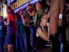 cheeks in club screwed and sucked disrobe dancers pecker