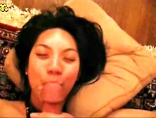 Asian Girlfriend Loves To Drink Cum