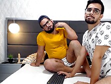 Nerdy Dudes Are Dressed Fun For One Of Their Webcam Lovemaking Shows